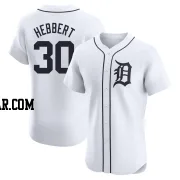 Duque Hebbert Men's Detroit Tigers White Elite Home Jersey
