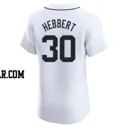 Duque Hebbert Men's Detroit Tigers White Elite Home Jersey