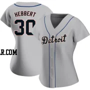 Duque Hebbert Women's Detroit Tigers Gray Authentic Road Jersey