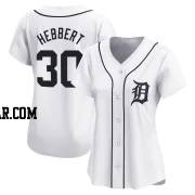 Duque Hebbert Women's Detroit Tigers White Limited Home Jersey