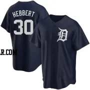 Duque Hebbert Youth Detroit Tigers Navy Replica Alternate Jersey