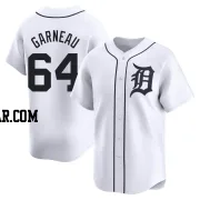 Dustin Garneau Men's Detroit Tigers White Limited Home Jersey