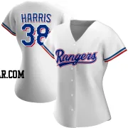 Dustin Harris Women's Texas Rangers White Authentic Home Jersey
