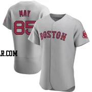 Dustin May Men's Boston Red Sox Gray Authentic Road Jersey