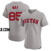 Dustin May Men's Boston Red Sox Gray Elite Road Jersey