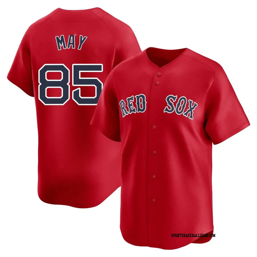 Dustin May Men's Boston Red Sox Red Limited Alternate Jersey