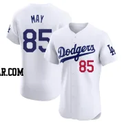 Dustin May Men's Los Angeles Dodgers White Elite Home Jersey