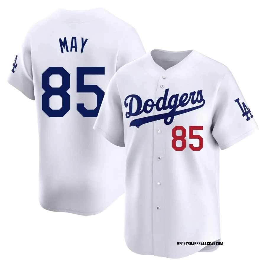 Dustin May Men's Los Angeles Dodgers White Limited Home Jersey