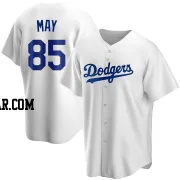 Dustin May Men's Los Angeles Dodgers White Replica Home Jersey