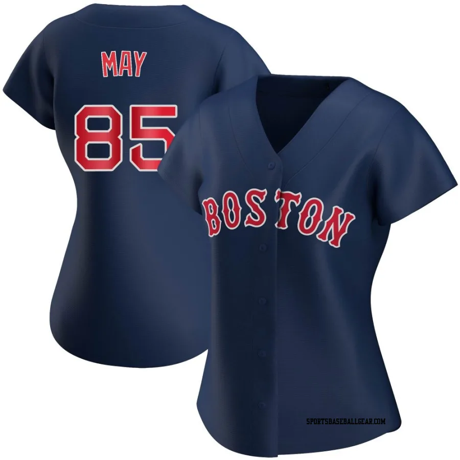Dustin May Women's Boston Red Sox Navy Replica Alternate Jersey