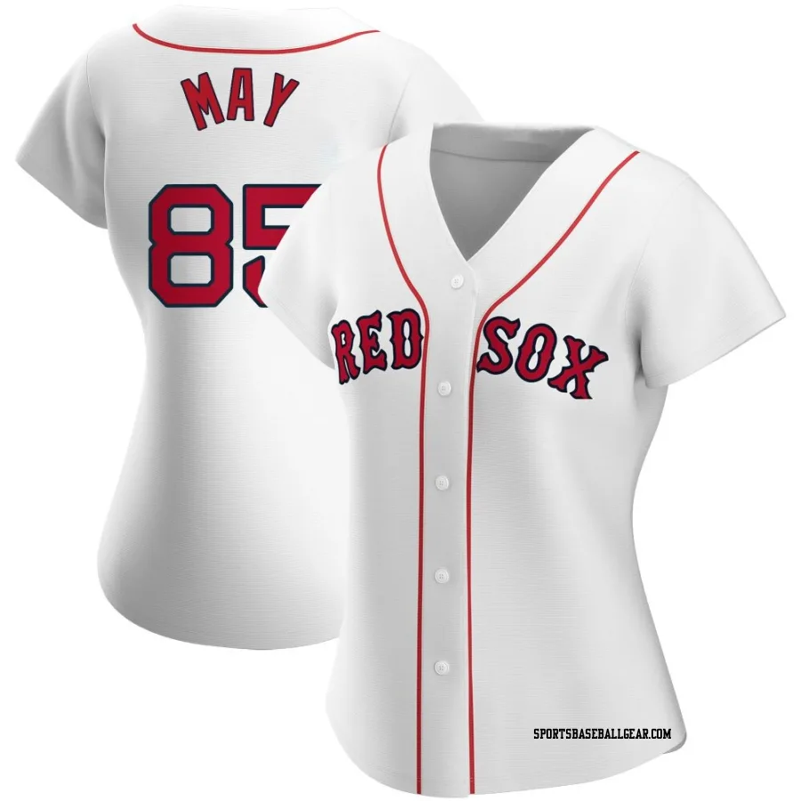 Dustin May Women's Boston Red Sox White Replica Home Jersey