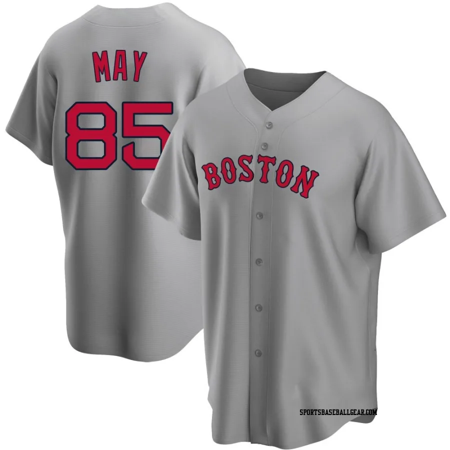Dustin May Youth Boston Red Sox Gray Replica Road Jersey