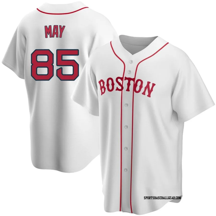 Dustin May Youth Boston Red Sox White Replica Alternate Jersey