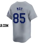 Dustin May Youth Los Angeles Dodgers Gray Limited Away Jersey
