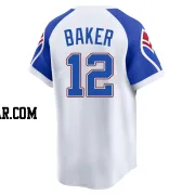 Dusty Baker Youth Atlanta Braves White Limited Throwback Cooperstown Collection Jersey