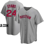 Dwight Evans Youth Boston Red Sox Gray Replica Road Jersey