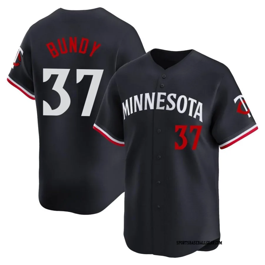Dylan Bundy Men's Minnesota Twins Navy Limited Alternate Jersey