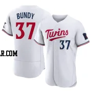 Dylan Bundy Men's Minnesota Twins White Authentic Home Jersey