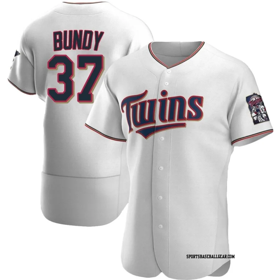 Dylan Bundy Men's Minnesota Twins White Authentic Home Jersey
