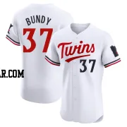 Dylan Bundy Men's Minnesota Twins White Elite Home Jersey