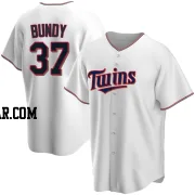Dylan Bundy Men's Minnesota Twins White Replica Home Jersey
