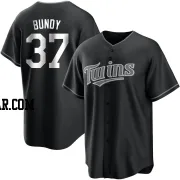 Dylan Bundy Youth Minnesota Twins Black/White Replica Jersey