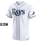 Dylan Carlson Men's Tampa Bay Rays White Elite Home Jersey