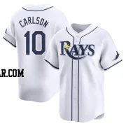 Dylan Carlson Youth Tampa Bay Rays White Limited Home Jersey