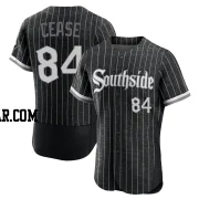 Dylan Cease Men's Chicago White Sox Black Authentic 2021 City Connect Jersey