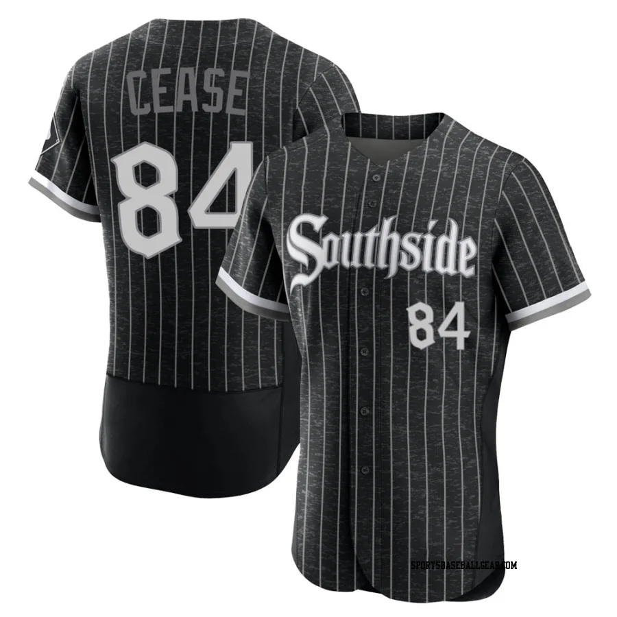 Dylan Cease Men's Chicago White Sox Black Authentic 2021 City Connect Jersey