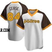 Dylan Cease Youth San Diego Padres White Replica Home Cooperstown Collection Jersey