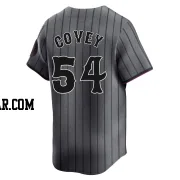 Dylan Covey Men's New York Mets Limited Graphite 2024 City Connect Jersey