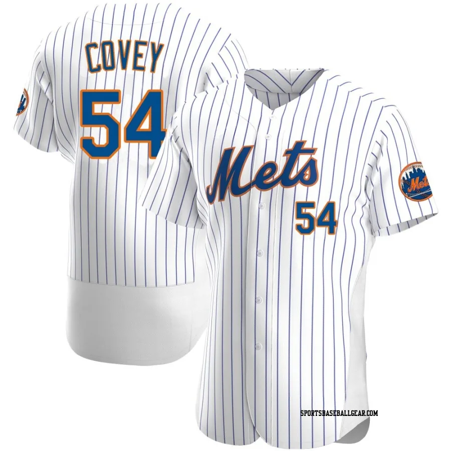 Dylan Covey Men's New York Mets White Authentic Home Jersey