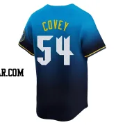 Dylan Covey Men's Philadelphia Phillies Blue Limited 2024 City Connect Jersey