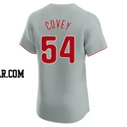 Dylan Covey Men's Philadelphia Phillies Gray Elite Road Jersey