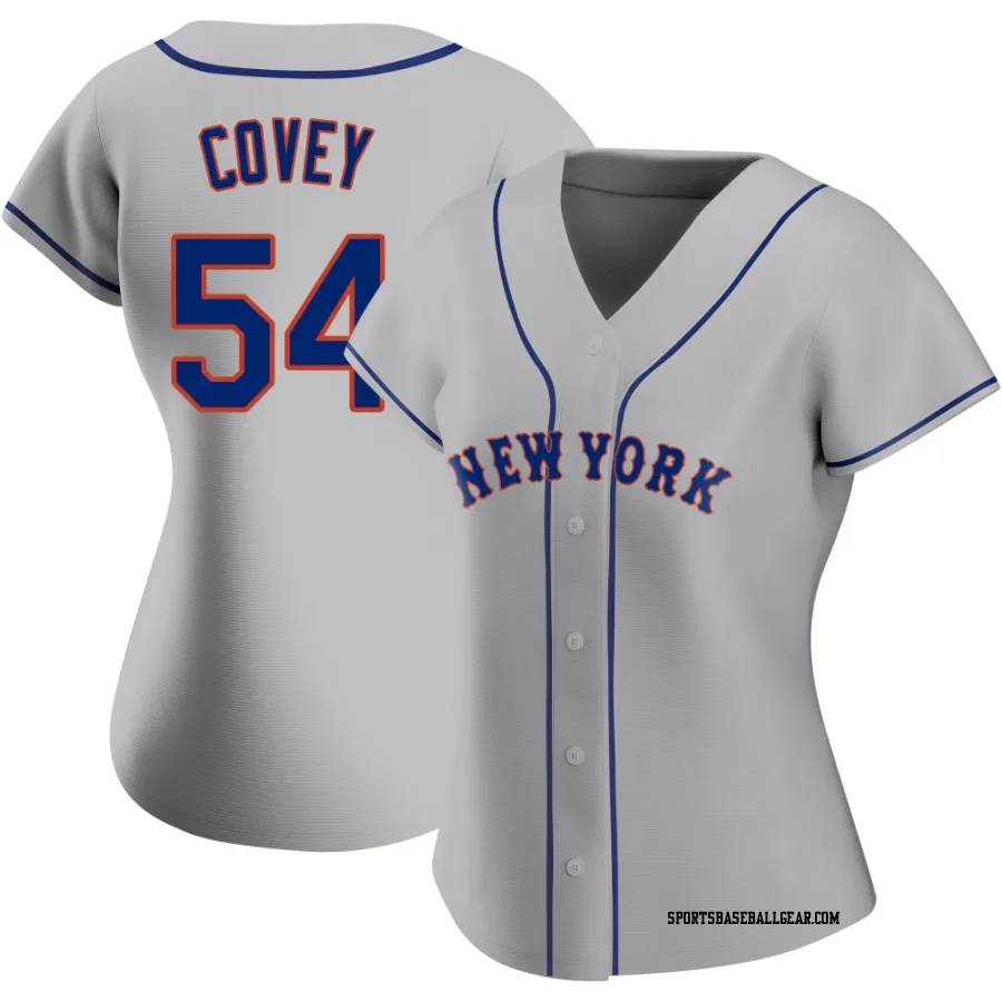 Dylan Covey Women's New York Mets Gray Replica Road Jersey