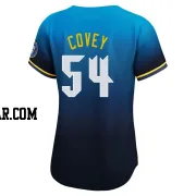 Dylan Covey Women's Philadelphia Phillies Blue Limited 2024 City Connect Jersey