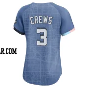 Dylan Crews Women's Washington Nationals Blue Limited 2025 City Connect Jersey