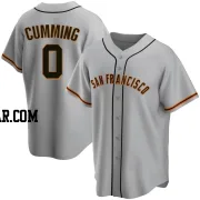 Dylan Cumming Youth San Francisco Giants Gray Replica Road Jersey