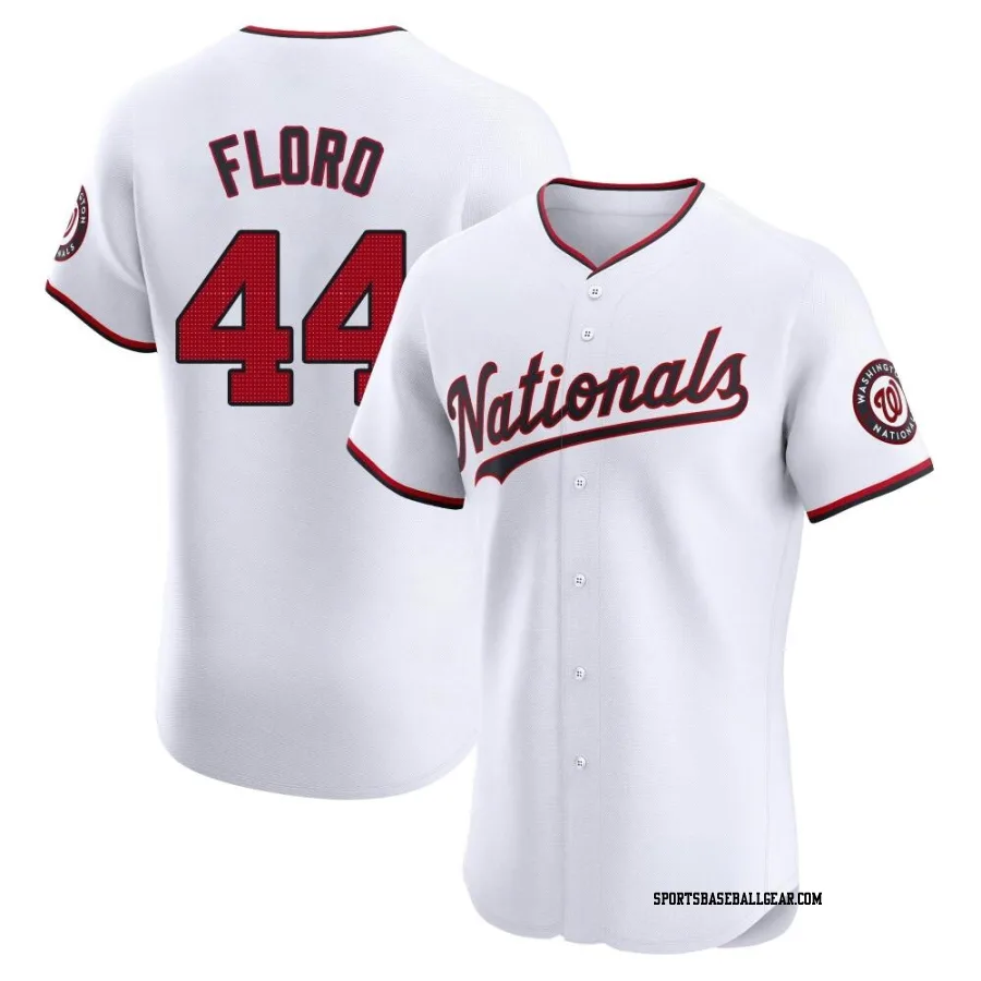 Dylan Floro Men's Washington Nationals White Elite Home Jersey