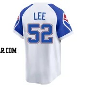 Dylan Lee Youth Atlanta Braves White Limited Throwback Cooperstown Collection Jersey