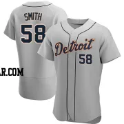 Dylan Smith Men's Detroit Tigers Gray Authentic Road Jersey