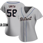 Dylan Smith Women's Detroit Tigers Gray Replica Road Jersey