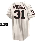 Earl Averill Men's Chicago White Sox Cream Limited Throwback Cooperstown Jersey