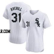 Earl Averill Men's Chicago White Sox White Elite Home Jersey