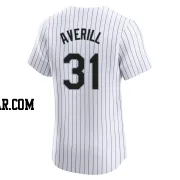 Earl Averill Men's Chicago White Sox White Elite Home Jersey