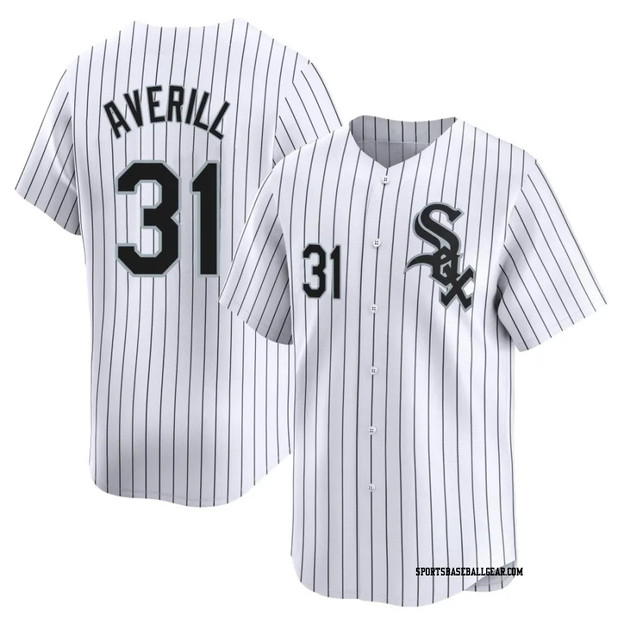 Earl Averill Men's Chicago White Sox White Limited Home Jersey