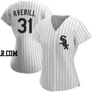 Earl Averill Women's Chicago White Sox White Replica Home Jersey