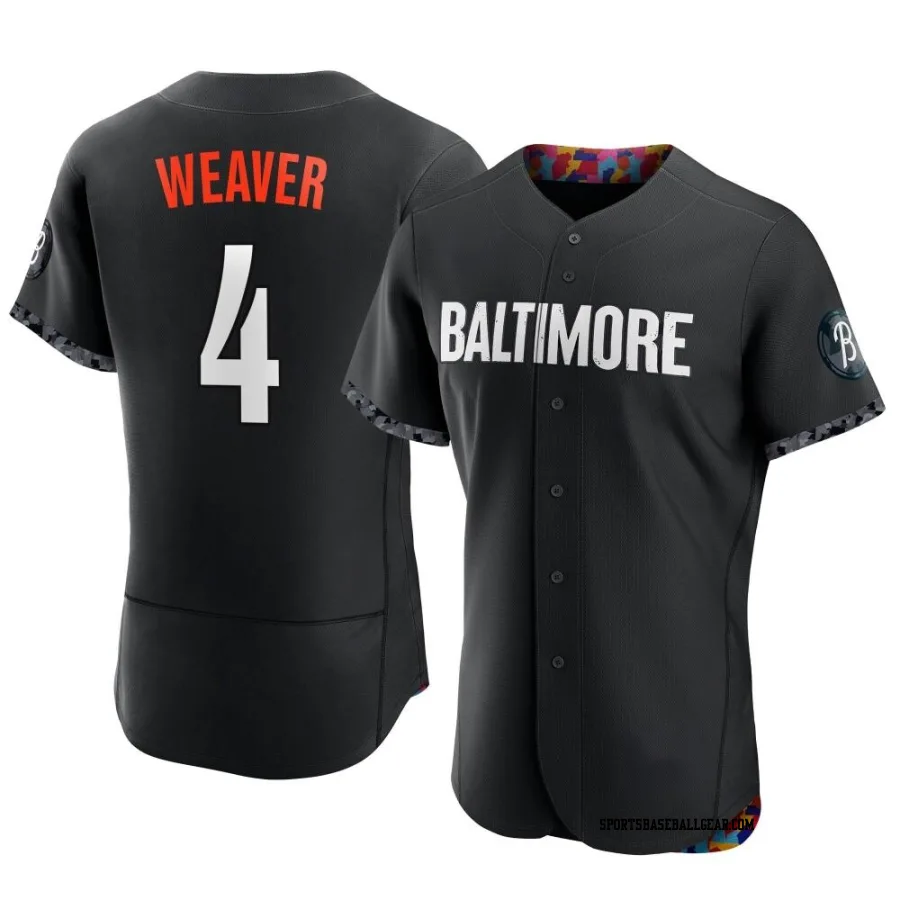 Earl Weaver Men's Baltimore Orioles Black Authentic 2023 City Connect Jersey