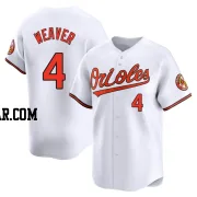 Earl Weaver Men's Baltimore Orioles White Limited Home Jersey